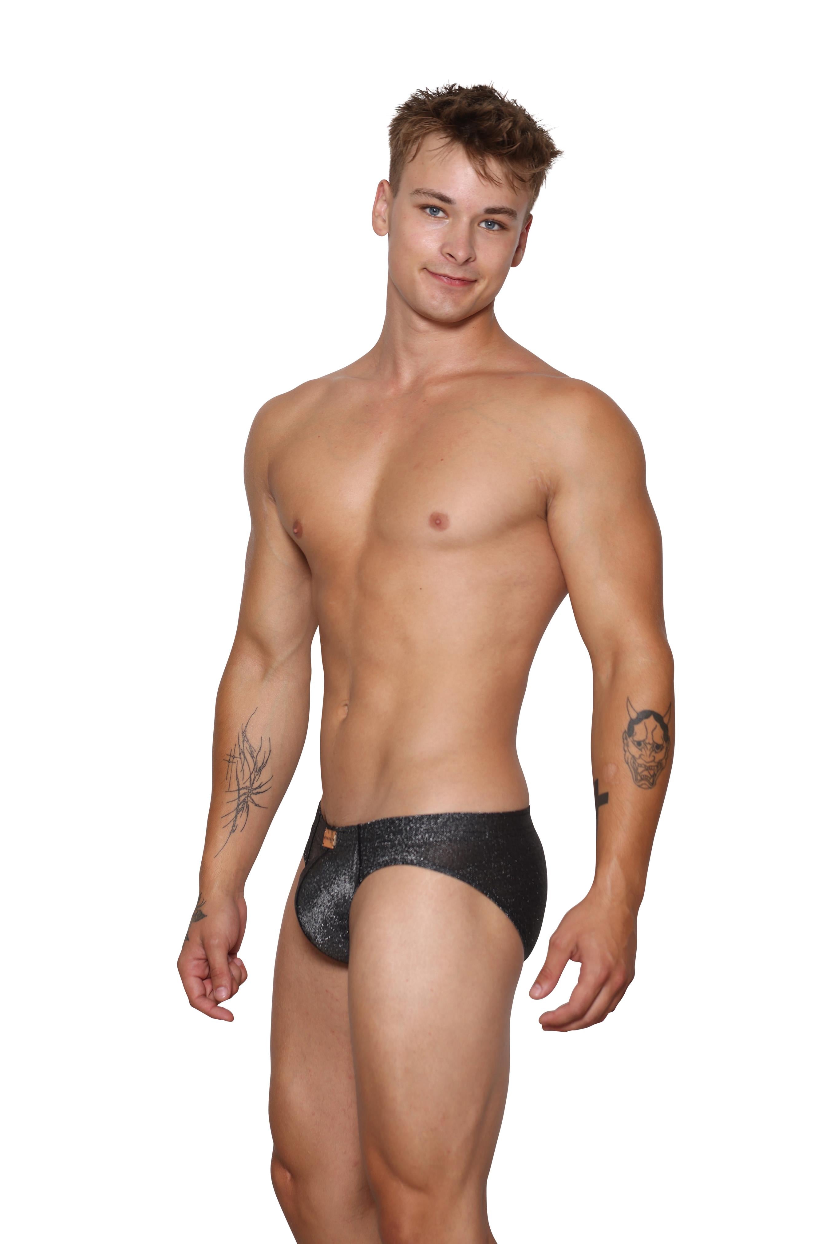 #color_glisten brief black