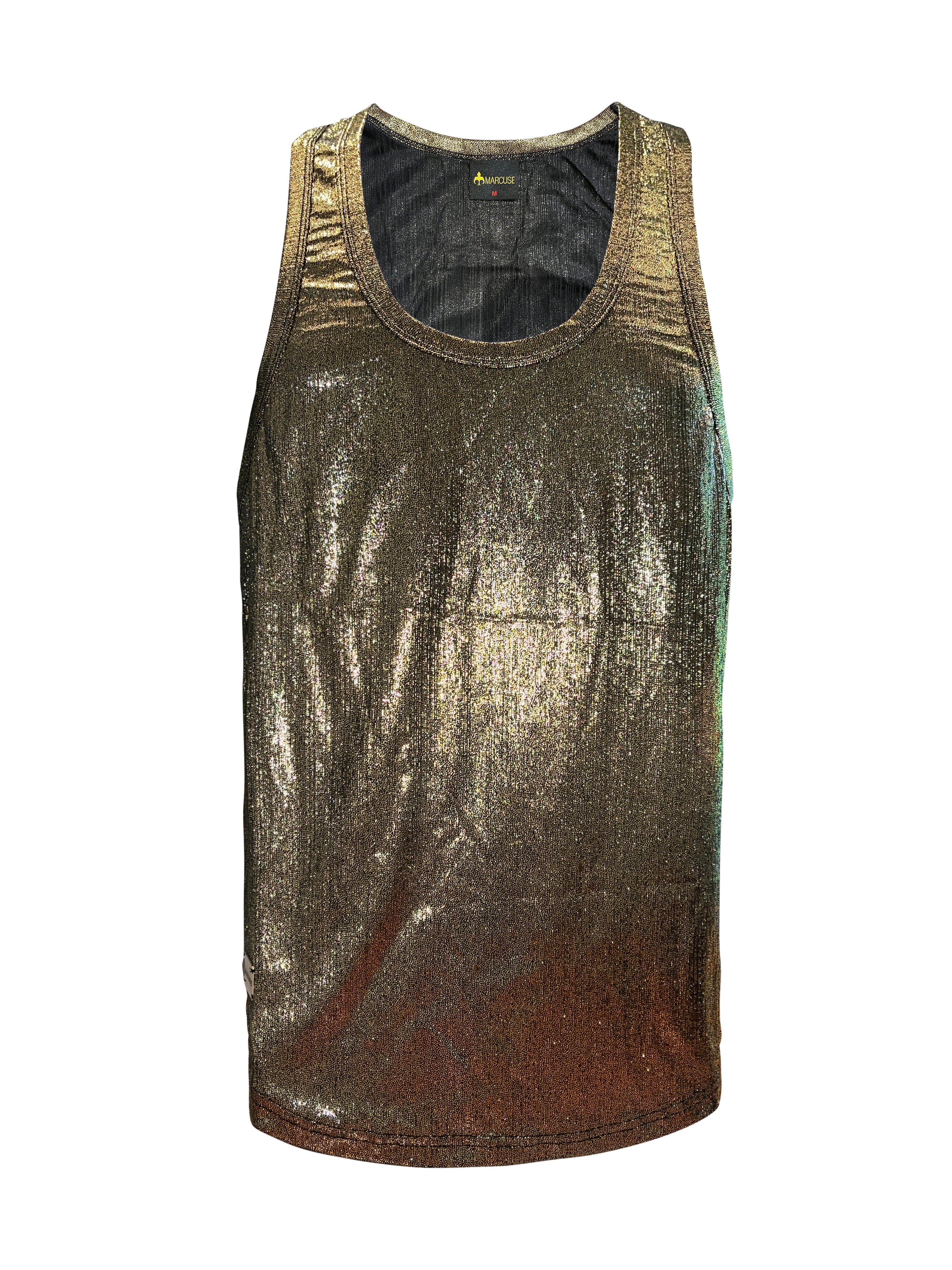 #color_Midnight tank top gold