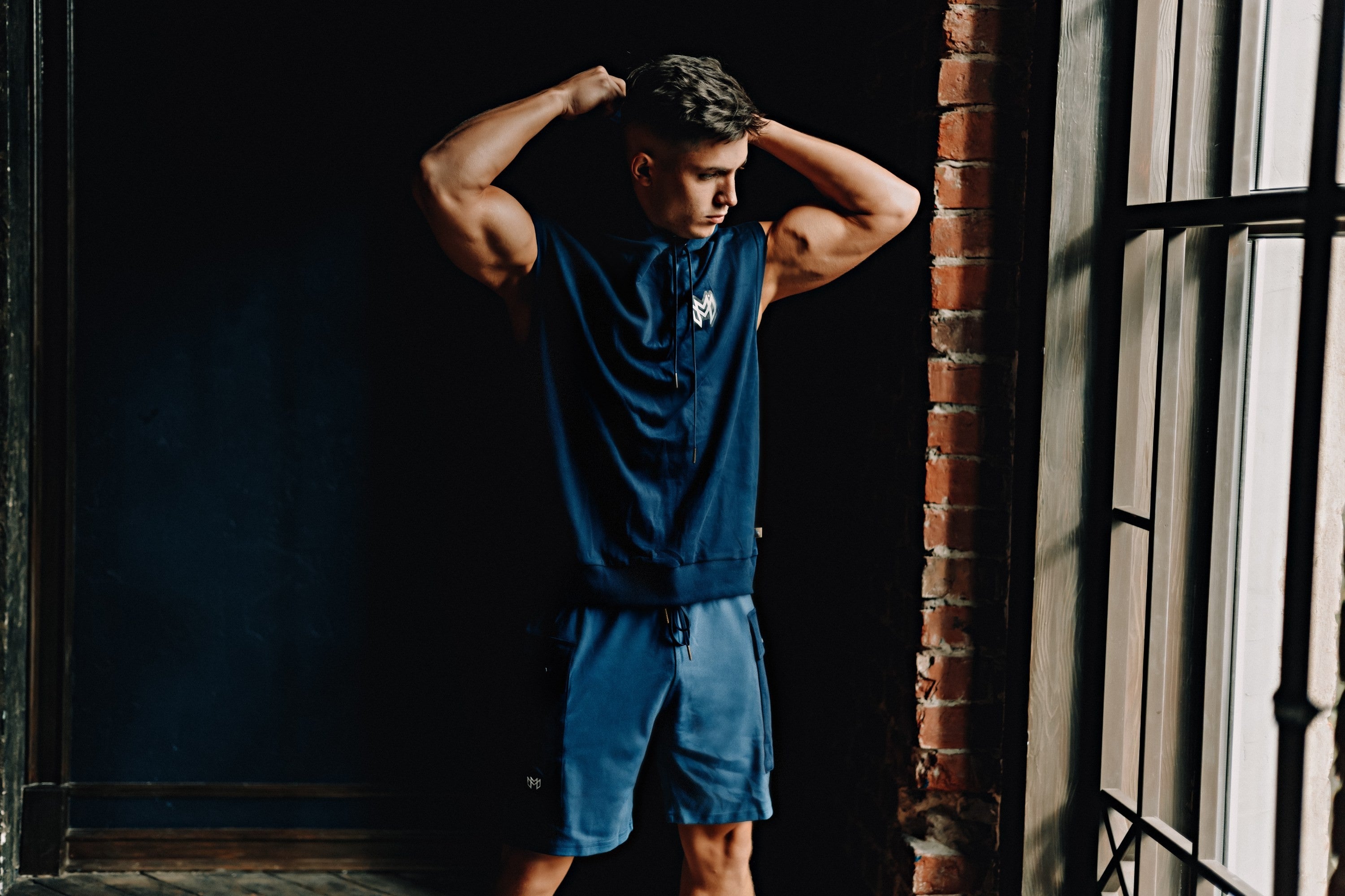 #Zaiden Hoodie Blue#colour_zaiden hoodie blue