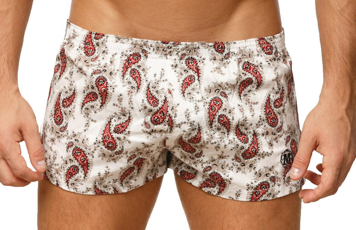 #Caleçon Paisley White#colour_Caleçon Paisley White