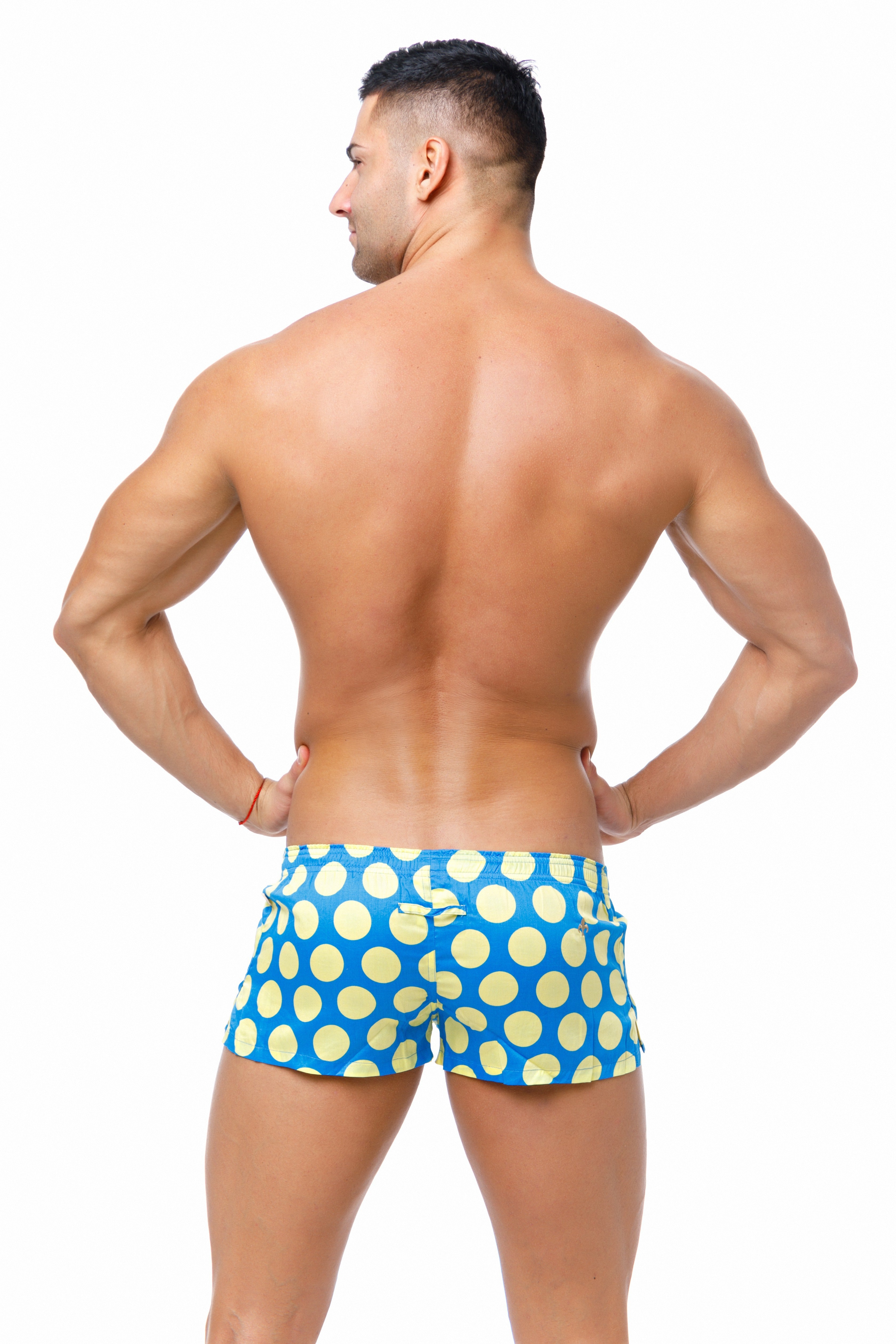 #Caleçon Polka Dots Blue#colour_Caleçon Polka Dots Blue