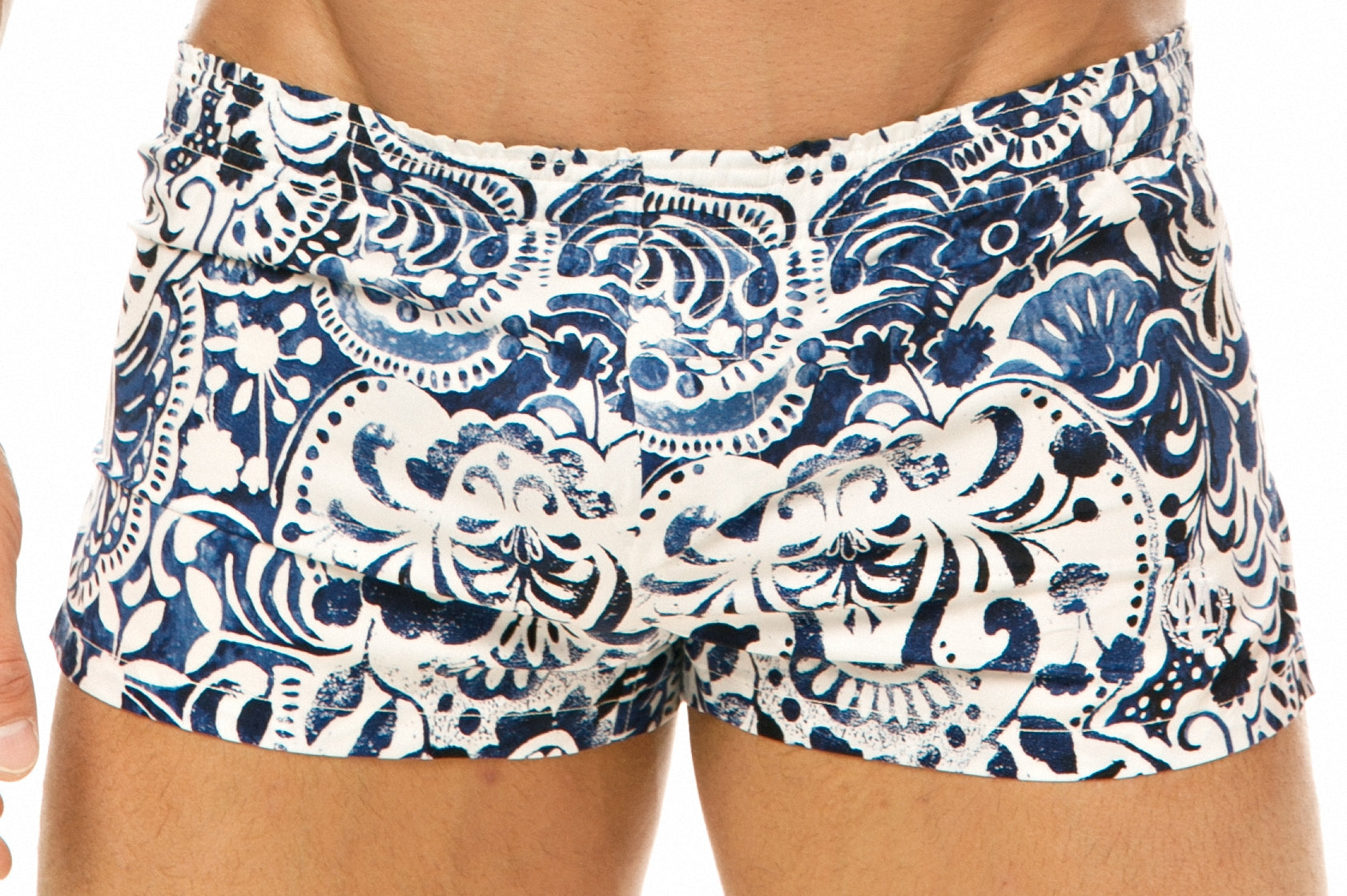 #Caleçon Floral Blue#colour_Caleçon Floral Blue