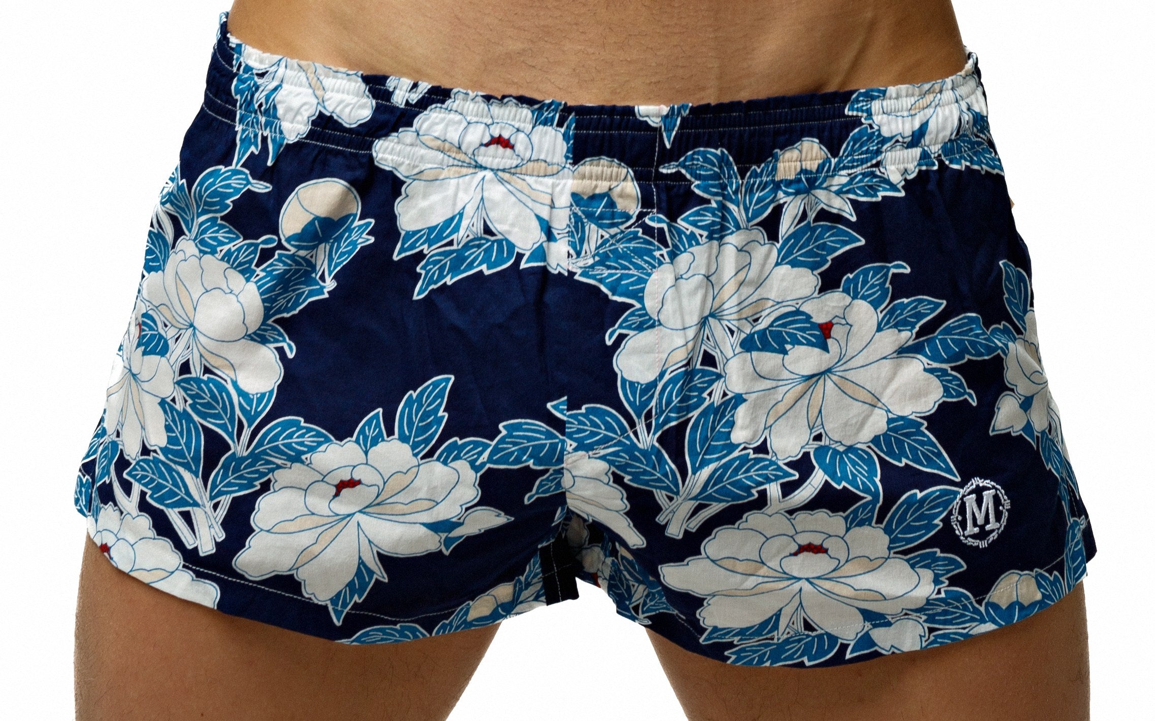 #colour_Caleçon Floral Indigo Blue