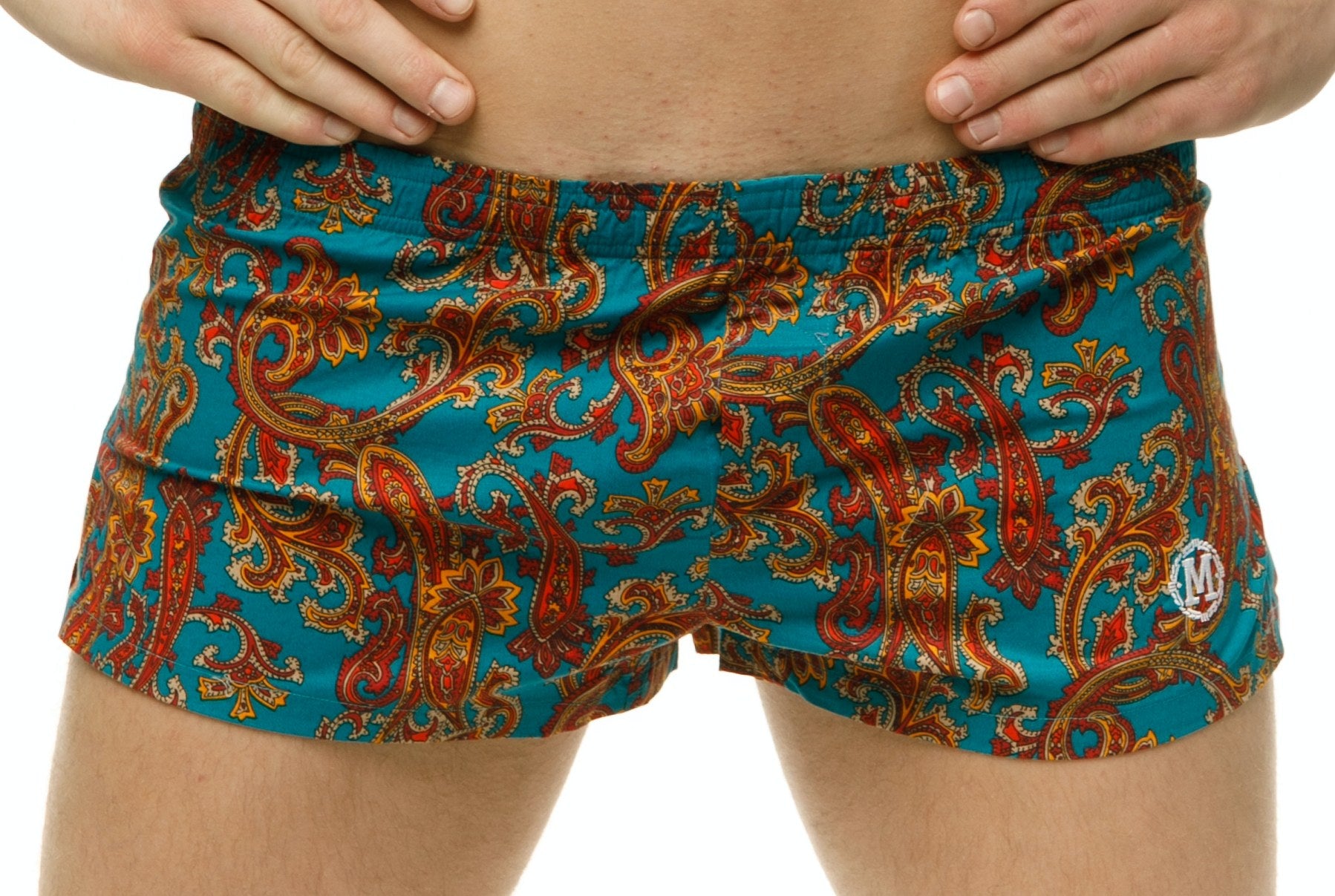 #colour_Caleçon Paisley Green