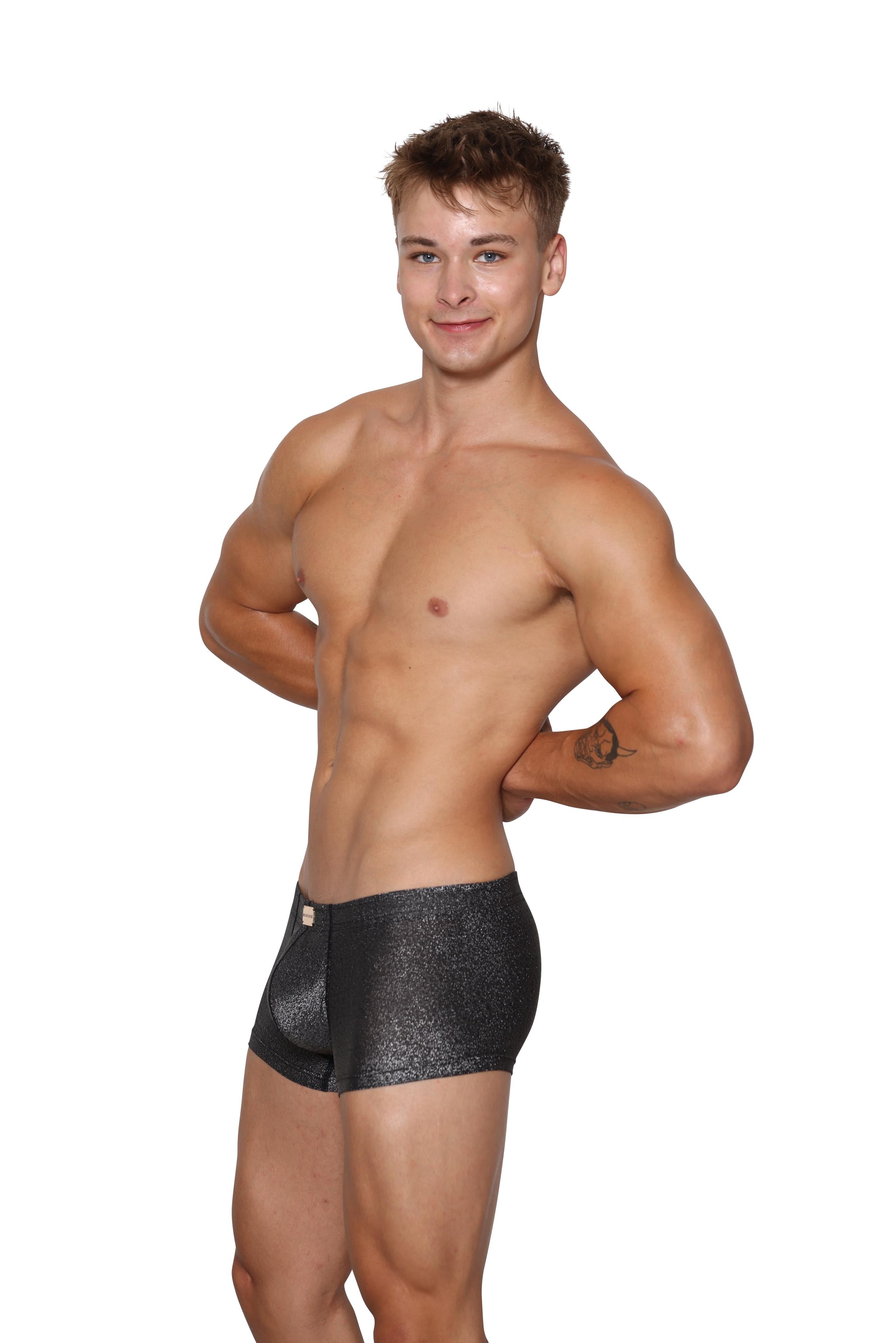 #color_glisten shorts black