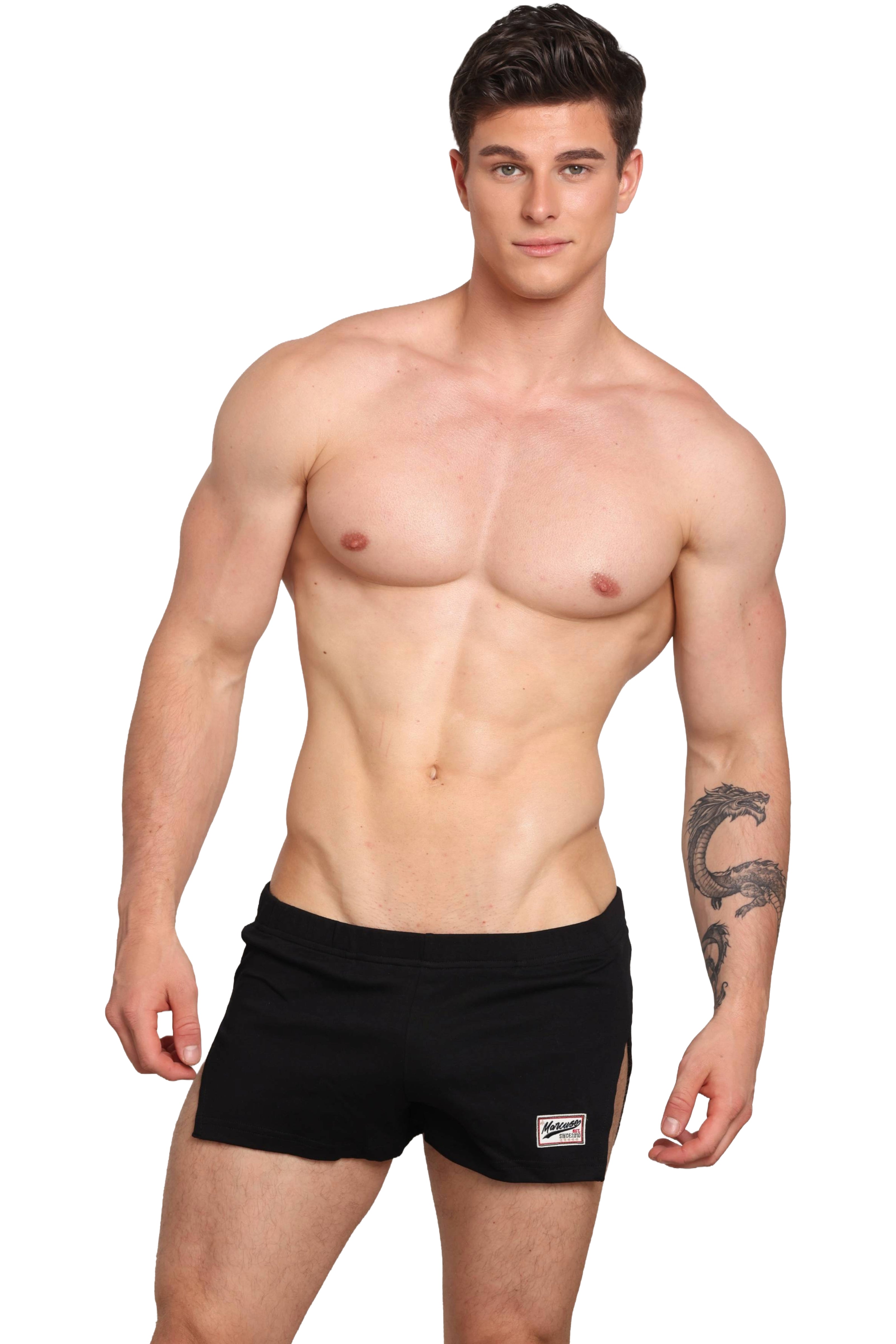 #color_Hansar shorts black